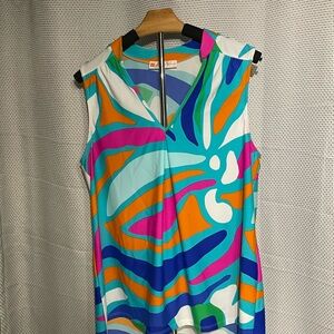 Jude Connally Multicolor Abstract Tank Top